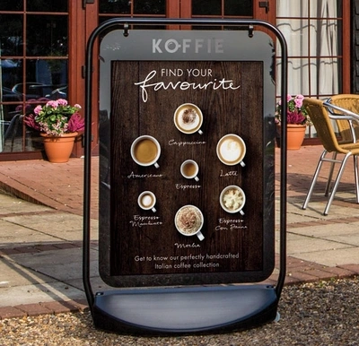  Swinger 4000 Black Frame Poster Pocket Coffee In Situ