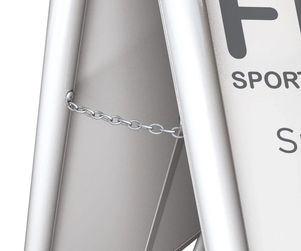  A - Board Chrome Oval Chain
