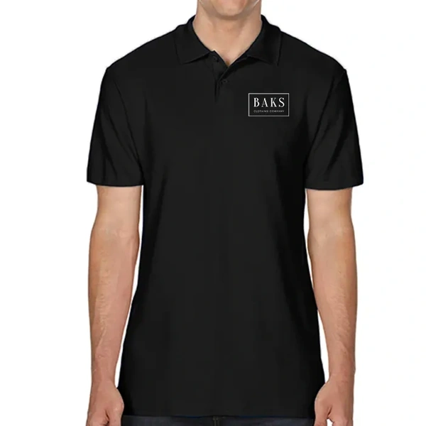 Polo Shirts - Black Front