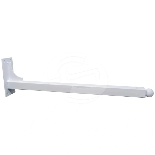 modern stainless steel bracket in white