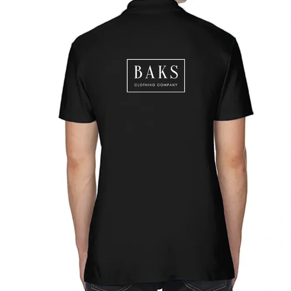 Polo Shirts - Black Back