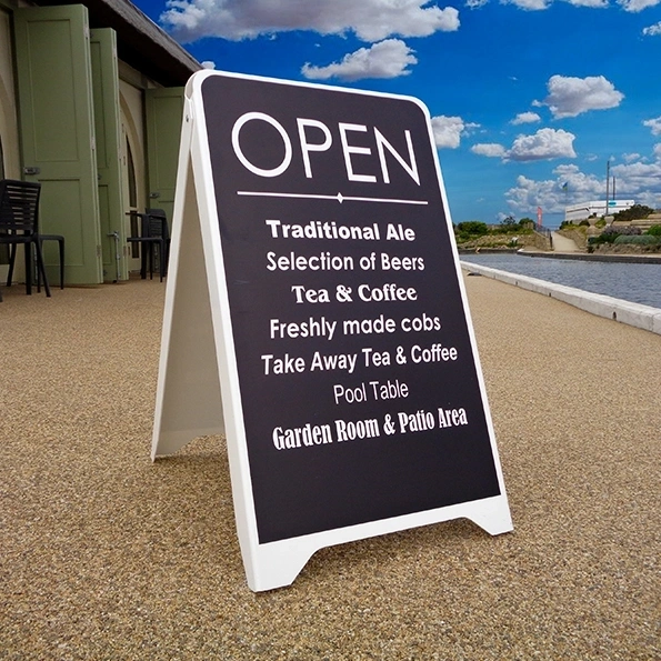 Budget A - Board At The Seafront Showing Pub Artwork