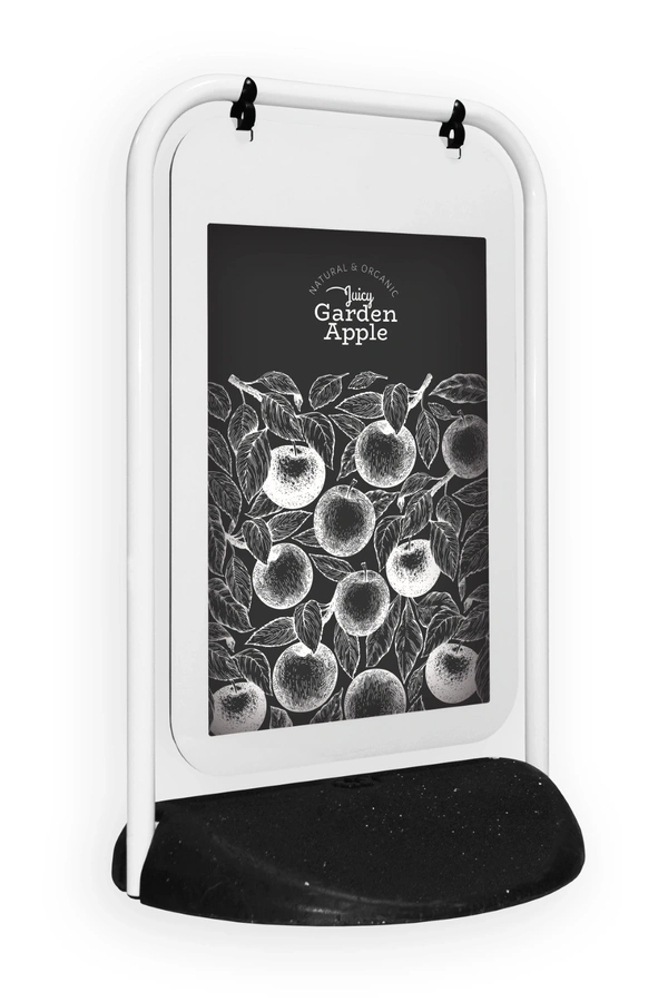  Swinger 2 White Frame Poster Pocket Chalk Insert Panel