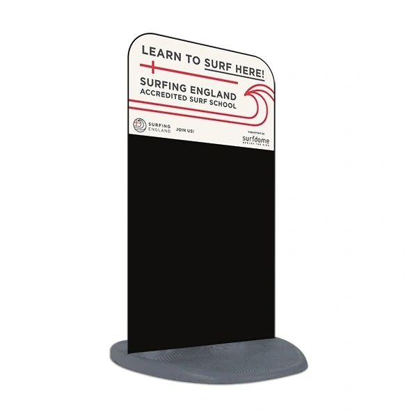  Ecoflex 2 With Hpl Chalkboard Panel Advertising Surf Dome Surf School