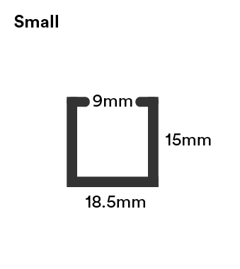  Sign Channel Mini Small Dimensions 2