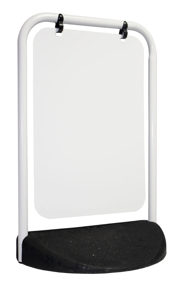  Eco Swinger White Frame Aluminium Panel Plain