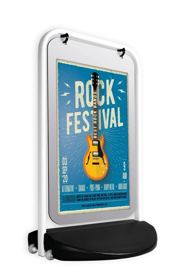  Swinger 3000 White Frame Poster Pocket Rock Festival