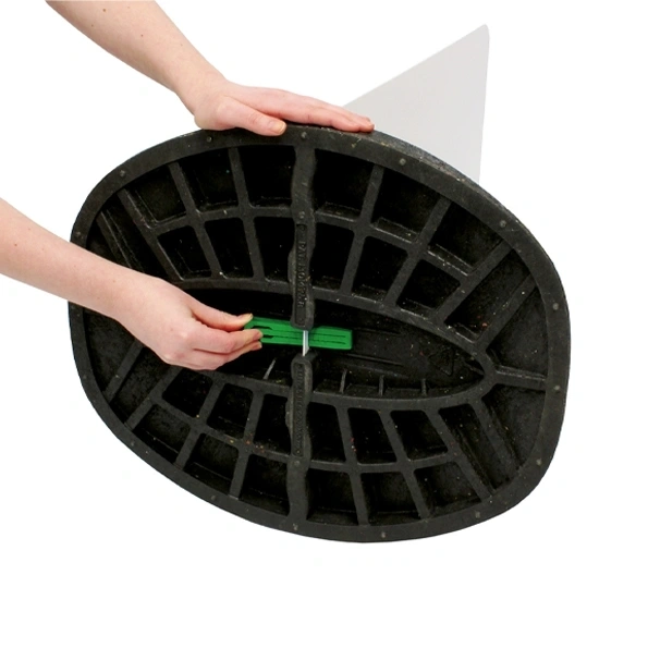  Inserting A Wedge Into An Ecoflex Base