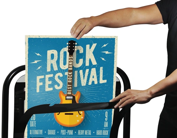  Swinger 3000 Inserting Poster Into Poster Pocket